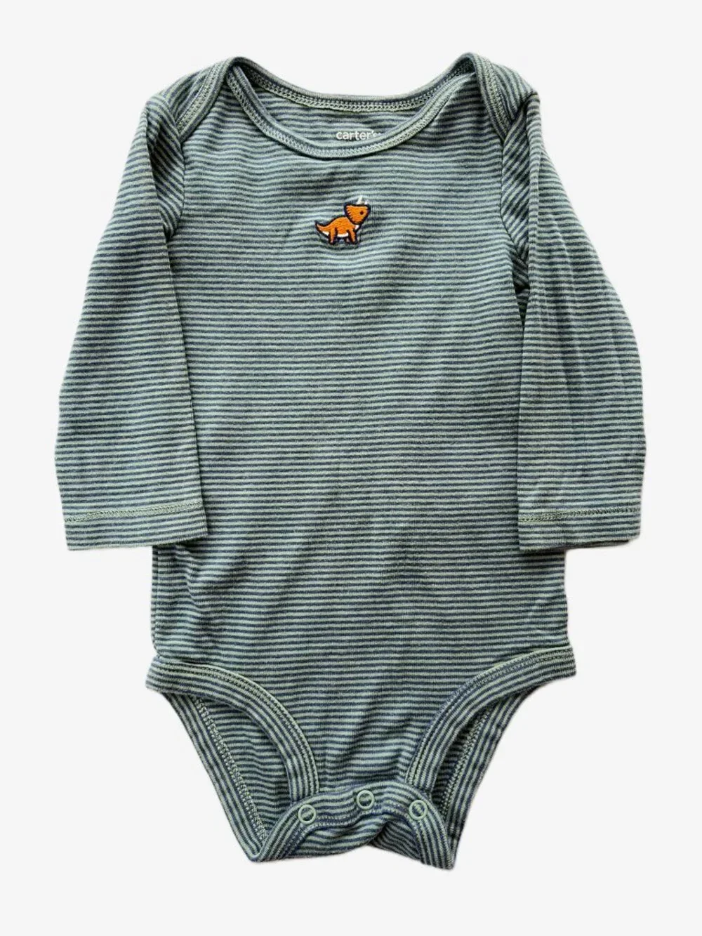 Carter's Baby Bodysuit Tee Set 9 Months Dinosaur White Basics Lot of 6 Infant
